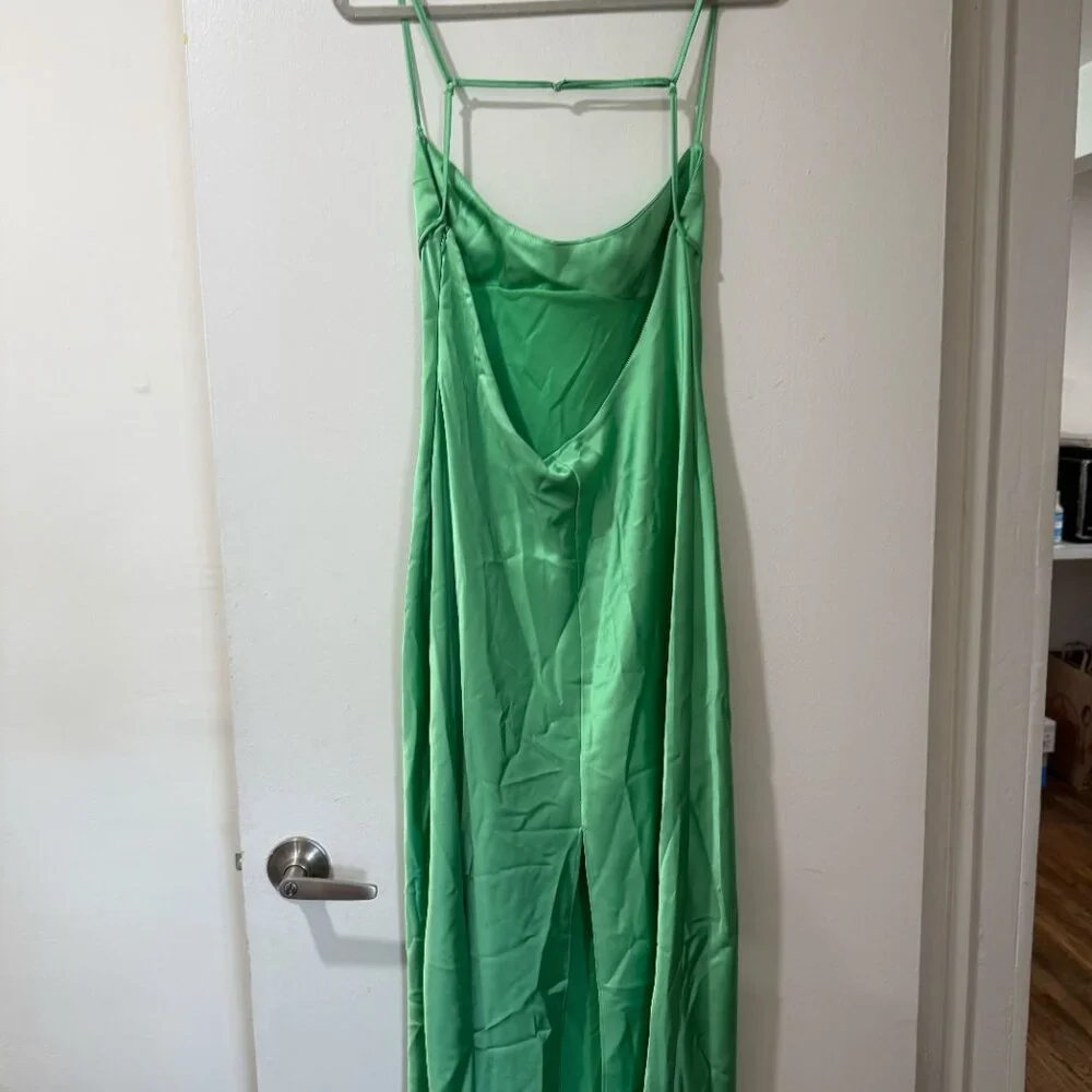 💚 ZARA Satin Slip Dress – Bloggers’ Favorite – Brand New with Tags 💚 - Picture 9 of 12
